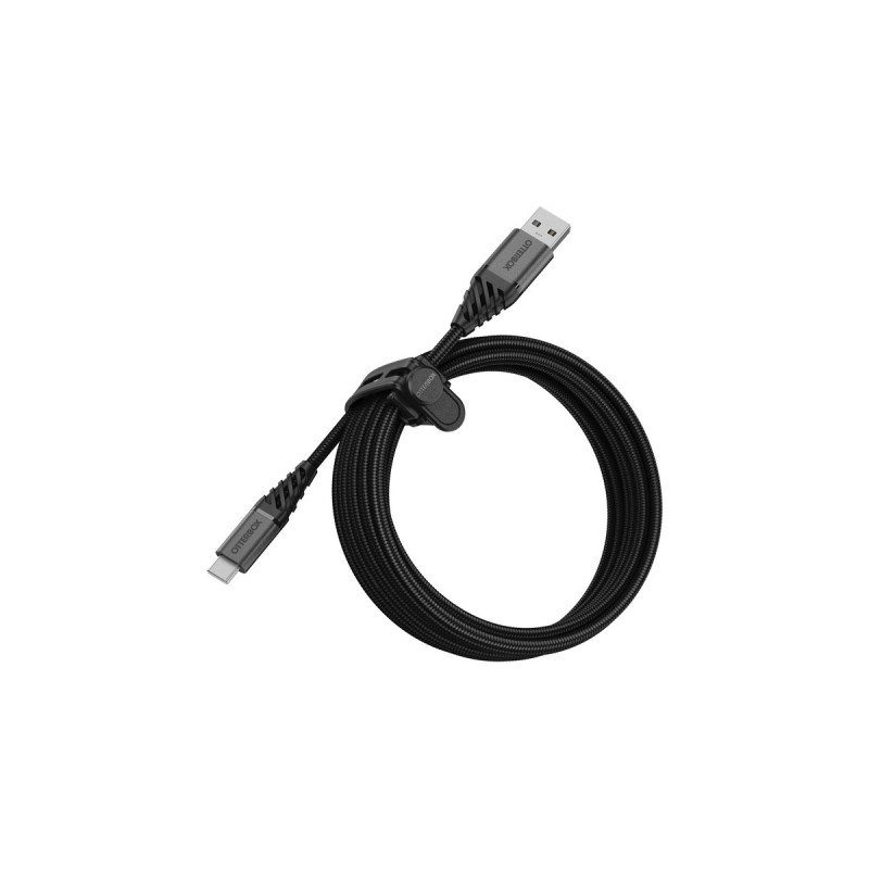 USB-C Stecker(schwarz, 3 Meter, PD, gesleevt)