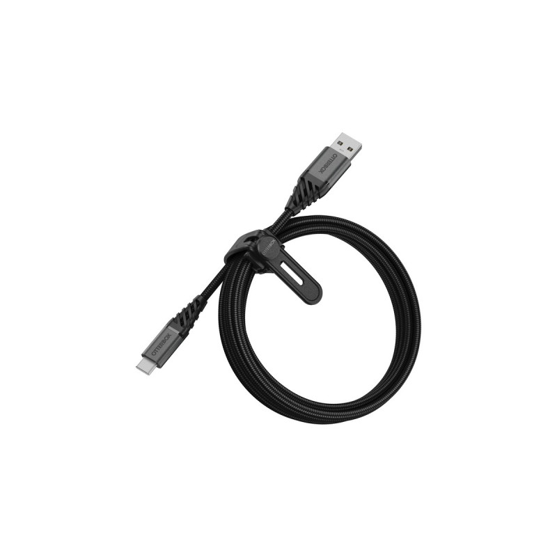 USB-C Stecker(schwarz, 2 Meter, PD, gesleevt)