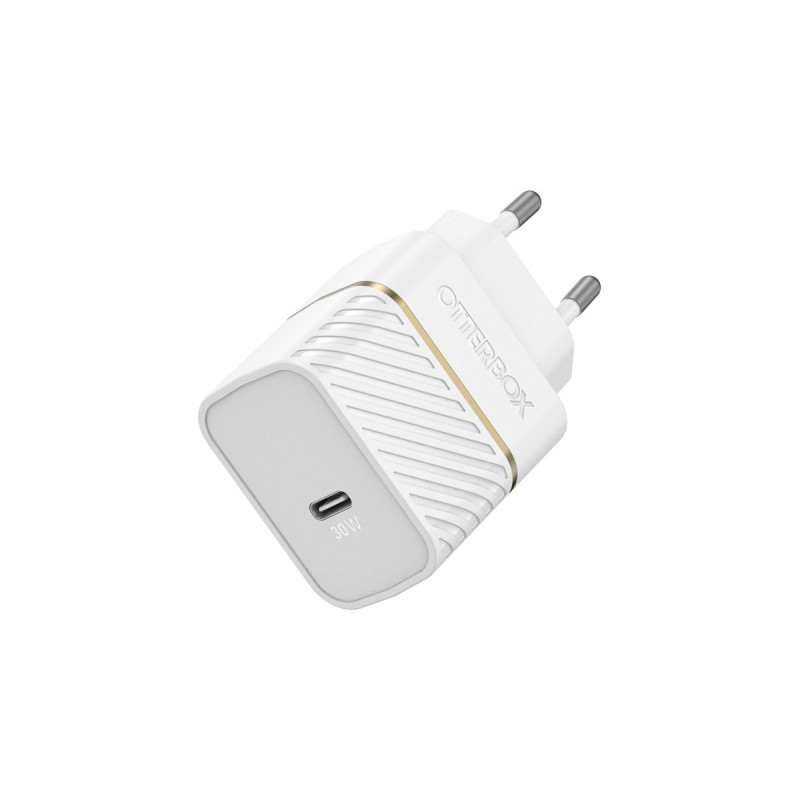 Otterbox USB-C Wand-Schnellladegerät 30W Cloud Dust White(weiß, USB Power Delivery)