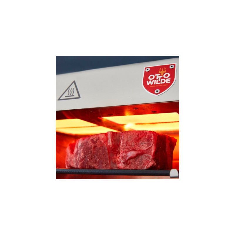 Otto Wilde Grillers O.F.B. Premium, Gasgrill(edelstahl, mit Grillrostauszug)