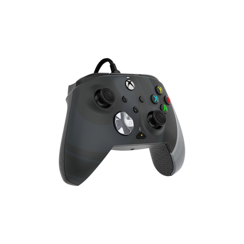 PDP Rematch Advanced Wired Controller - Radial Black, Gamepad(schwarz/grau, für Xbox Series X|S, Xbox One, PC)