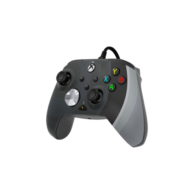 PDP Rematch Advanced Wired Controller - Radial Black, Gamepad(schwarz/grau, für Xbox Series X|S, Xbox One, PC)