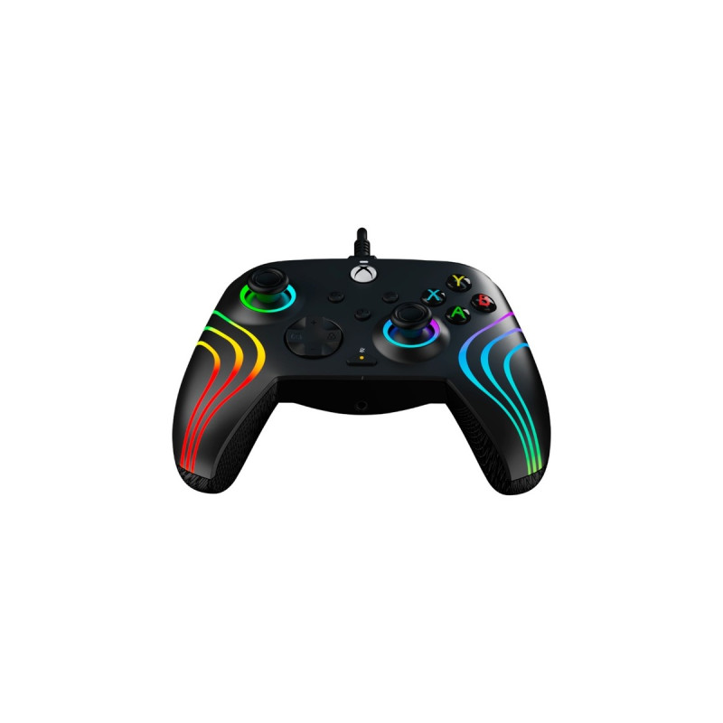 PDP Wired Controller - Afterglow Wave, Gamepad(schwarz, für Xbox Series X|S, Xbox One, PC)