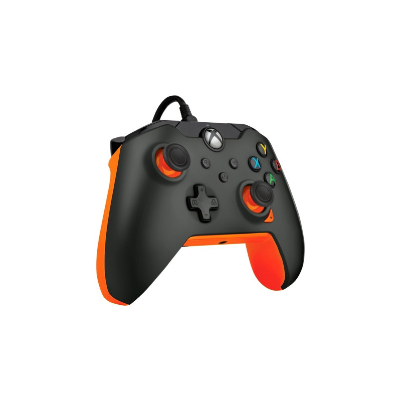 PDP Wired Controller - Atomic Black, Gamepad(schwarz/orange, für Xbox Series X|S, Xbox One, PC)