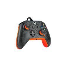 PDP Wired Controller - Atomic Carbon, Gamepad(anthrazit/orange, für Xbox Series X|S, Xbox One, PC)