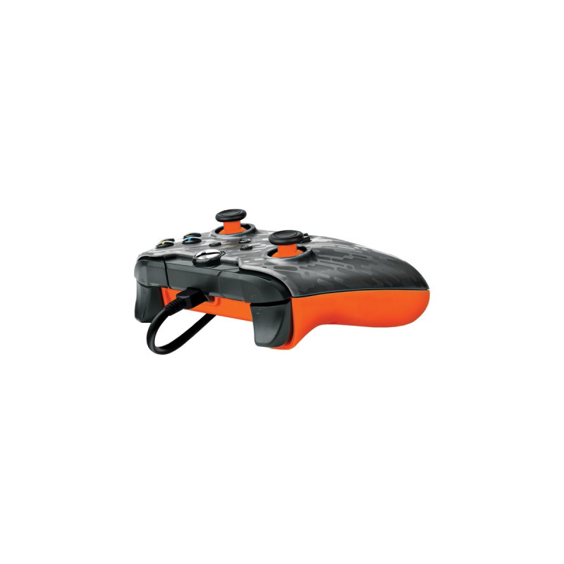 PDP Wired Controller - Atomic Carbon, Gamepad(anthrazit/orange, für Xbox Series X|S, Xbox One, PC)