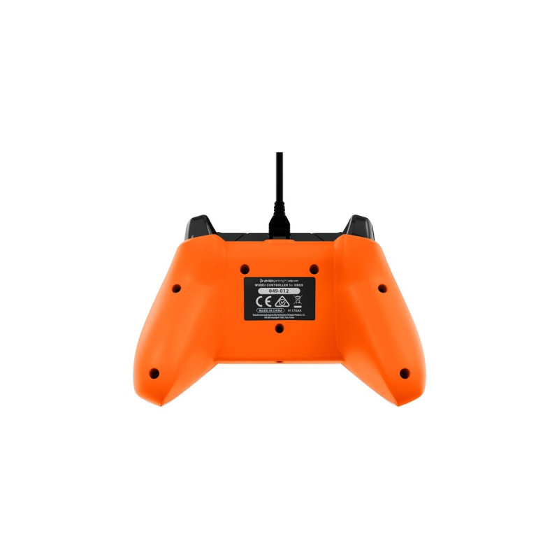 PDP Wired Controller - Atomic Carbon, Gamepad(anthrazit/orange, für Xbox Series X|S, Xbox One, PC)