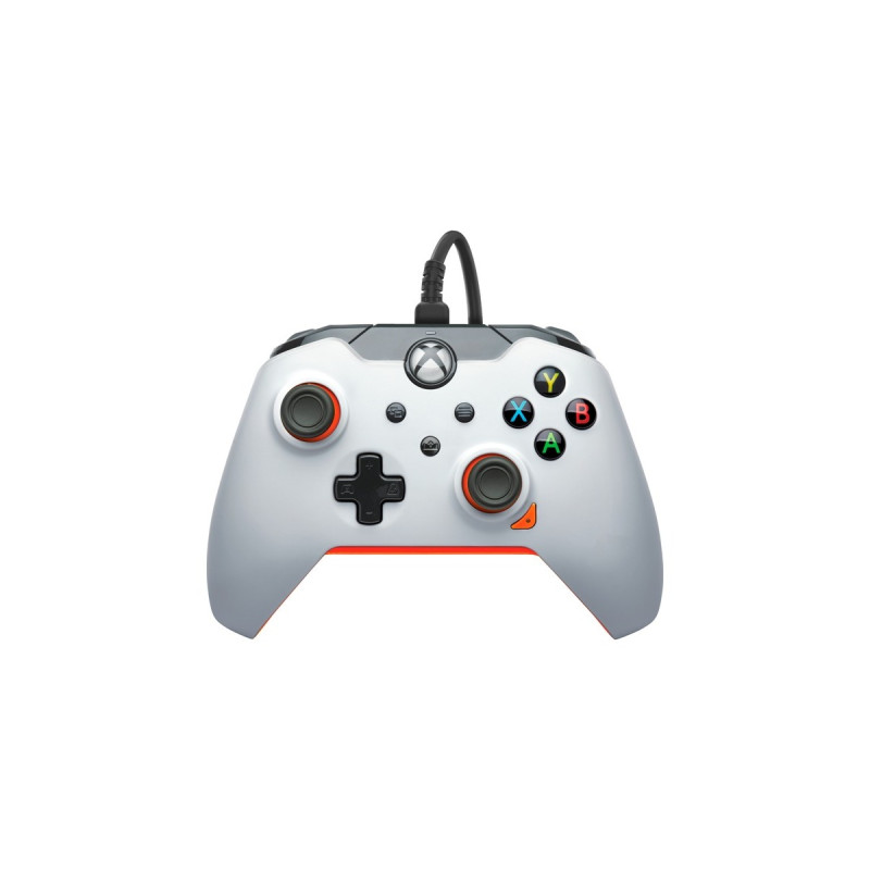 PDP Wired Controller - Atomic White, Gamepad(weiß/orange, für Xbox Series X|S, Xbox One, PC)