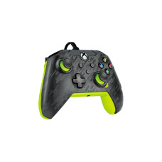 PDP Wired Controller - Electric Carbon, Gamepad(anthrazit/neon-grün, für Xbox Series X|S, Xbox One, PC)