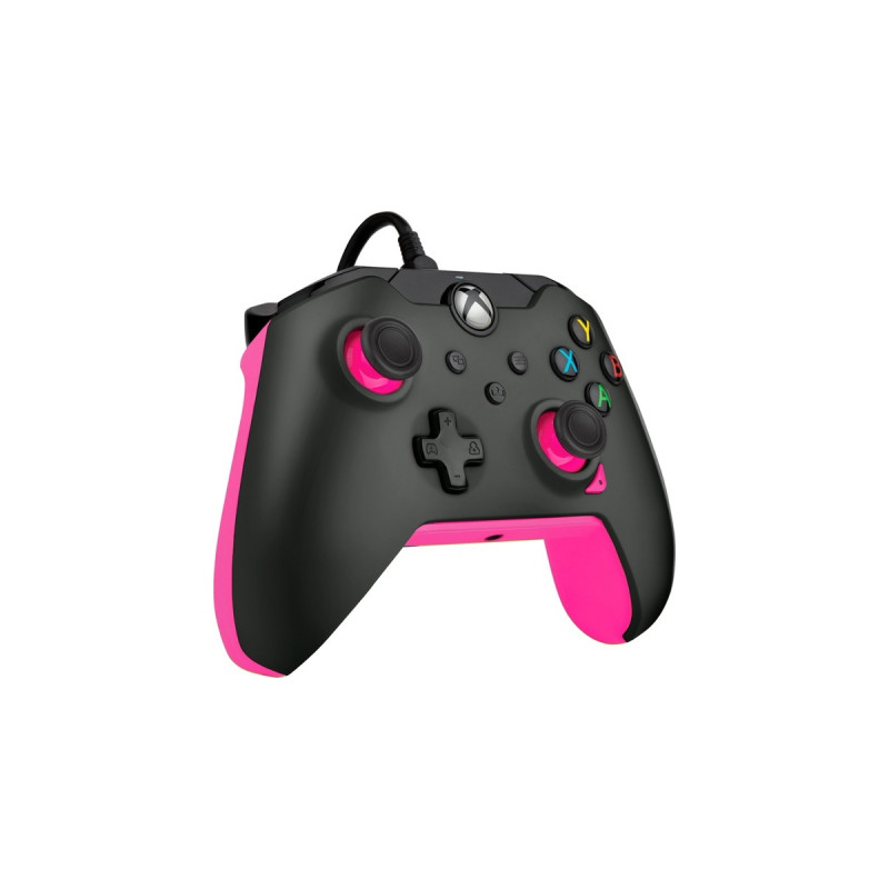 PDP Wired Controller - Fuse Black, Gamepad(schwarz/pink, für Xbox Series X|S, Xbox One, PC)
