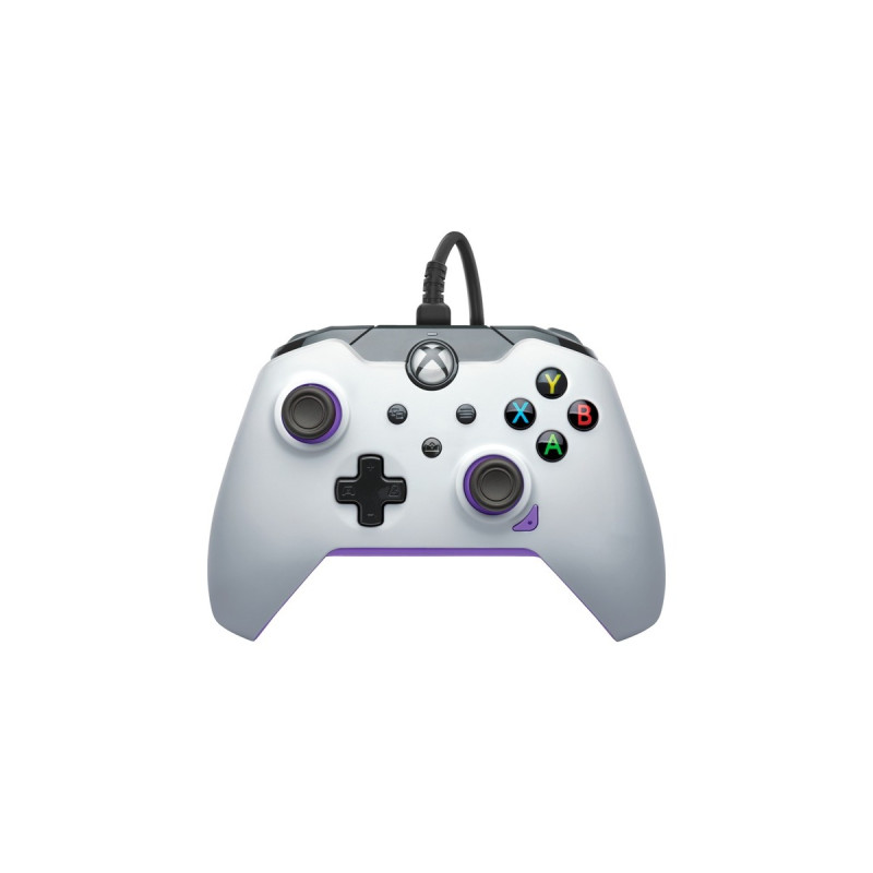 PDP Wired Controller - Fuse White, Gamepad(weiß/lila, für Xbox Series X|S, Xbox One, PC)