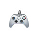 PDP Wired Controller - Ion White, Gamepad(weiß/neon-blau, für Xbox Series X|S, Xbox One, PC)