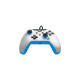 PDP Wired Controller - Ion White, Gamepad(weiß/neon-blau, für Xbox Series X|S, Xbox One, PC)