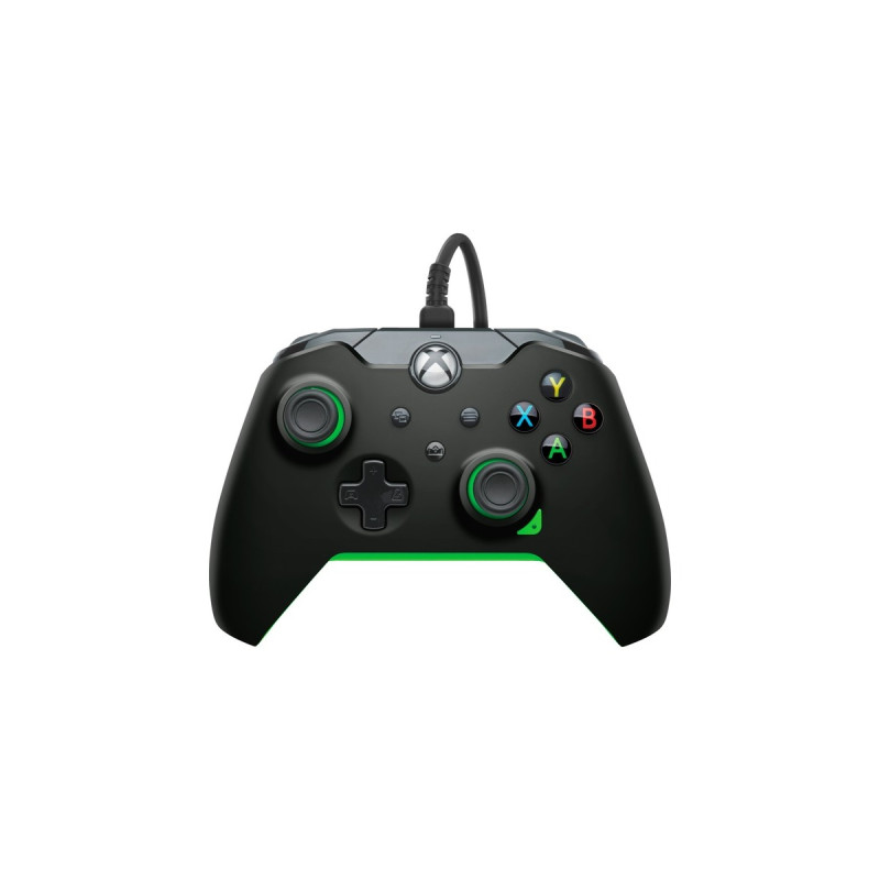 PDP Wired Controller - Neon Black, Gamepad(schwarz/grün, für Xbox Series X|S, Xbox One, PC)