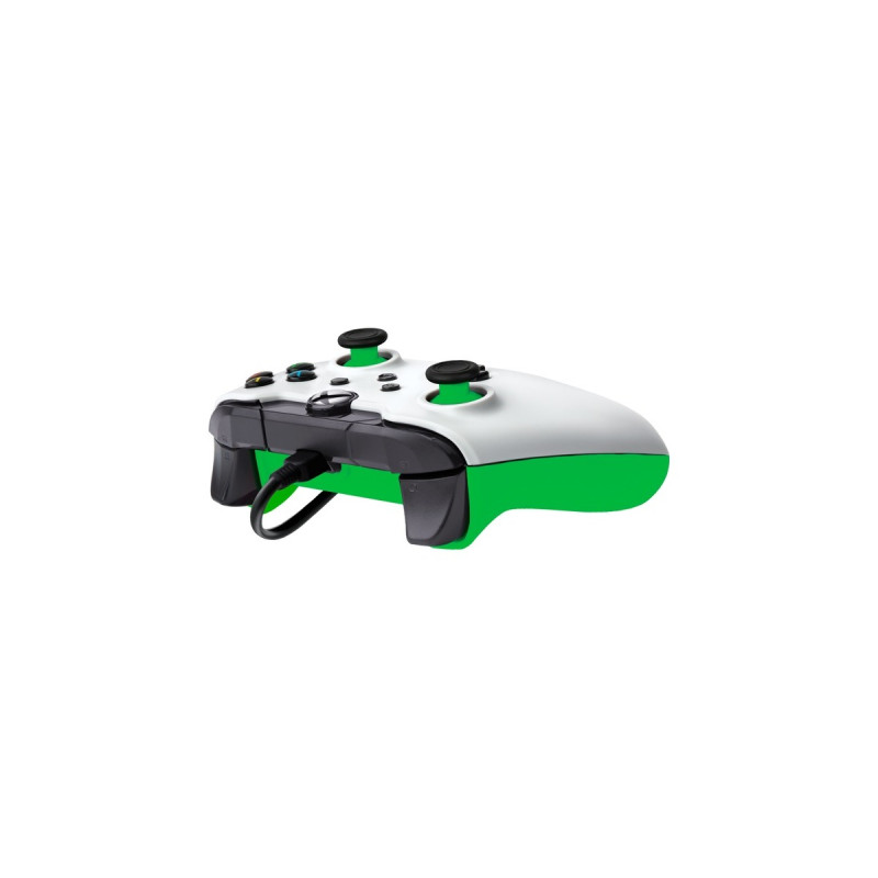 PDP Wired Controller - Neon White, Gamepad(weiß/grün, für Xbox Series X|S, Xbox One, PC)