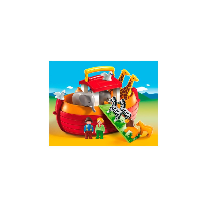 PLAYMOBIL 6765 1.2.3 Meine Mitnehm-Arche Noah, Konstruktionsspielzeug