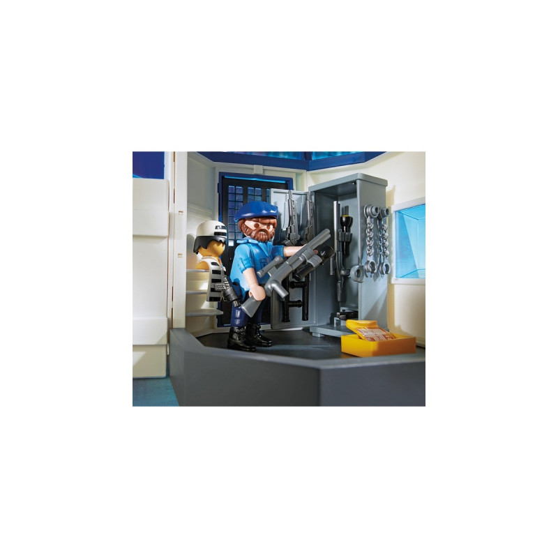 PLAYMOBIL 6872 City Action Polizei-Kommandozentrale mit Gefängnis, Konstruktionsspielzeug
