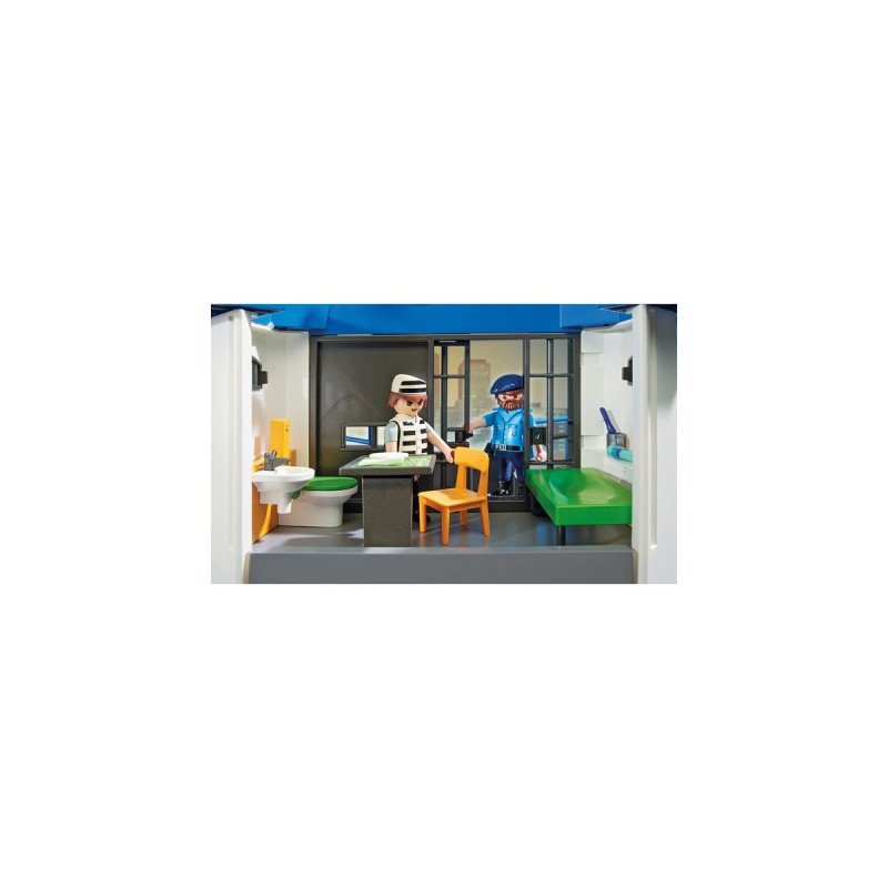 PLAYMOBIL 6872 City Action Polizei-Kommandozentrale mit Gefängnis, Konstruktionsspielzeug