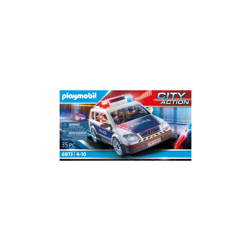 PLAYMOBIL 6873 City Action Polizei-Einsatzwagen, Konstruktionsspielzeug