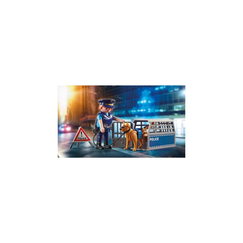 PLAYMOBIL 6878 City Action Polizei-Straßensperre, Konstruktionsspielzeug