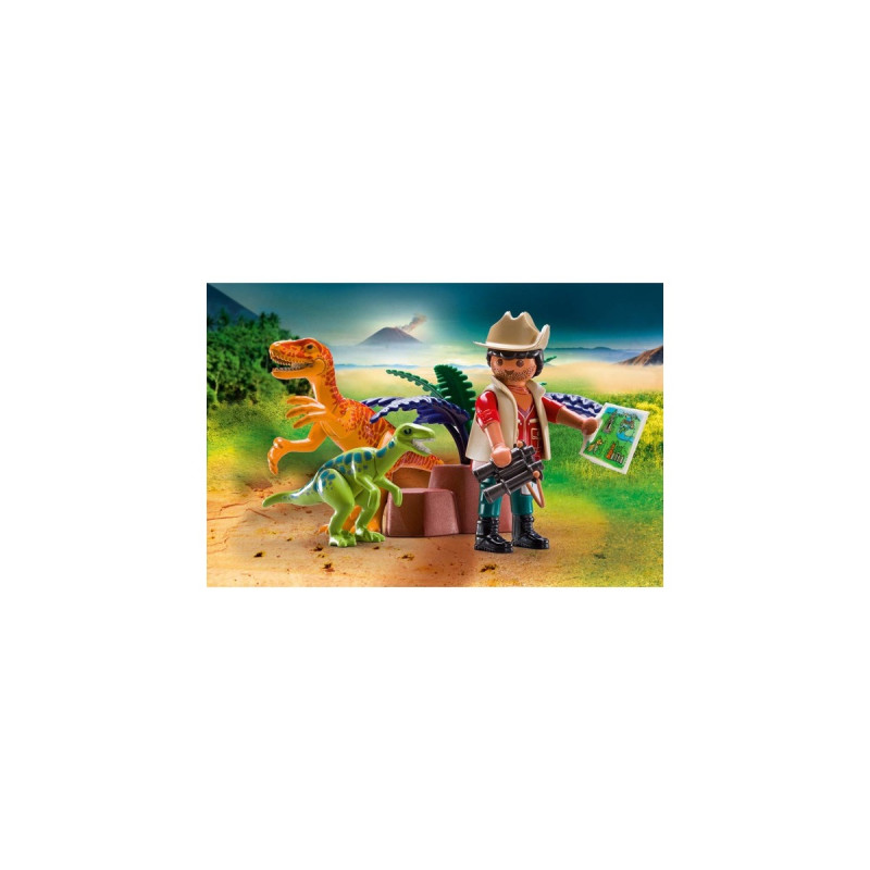 PLAYMOBIL 70108 Dino Rise Dino-Forscher zum Mitnehmen, Konstruktionsspielzeug
