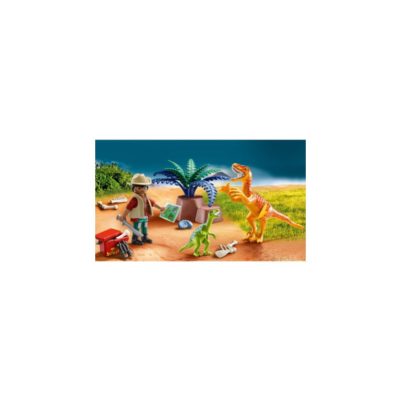PLAYMOBIL 70108 Dino Rise Dino-Forscher zum Mitnehmen, Konstruktionsspielzeug