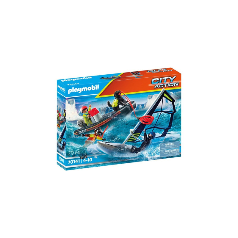 PLAYMOBIL 70141 City Action Seenot: Polarsegler-Rettung, Konstruktionsspielzeug