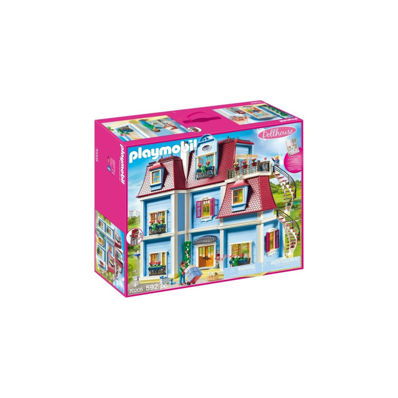 PLAYMOBIL 70205 Dollhouse Mein Großes Puppenhaus, Konstruktionsspielzeug
