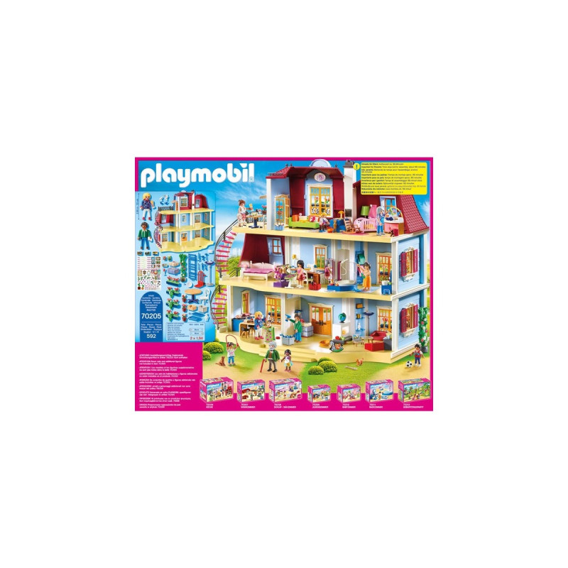 PLAYMOBIL 70205 Dollhouse Mein Großes Puppenhaus, Konstruktionsspielzeug
