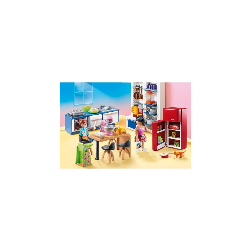 PLAYMOBIL 70206 Dollhouse Familienküche, Konstruktionsspielzeug