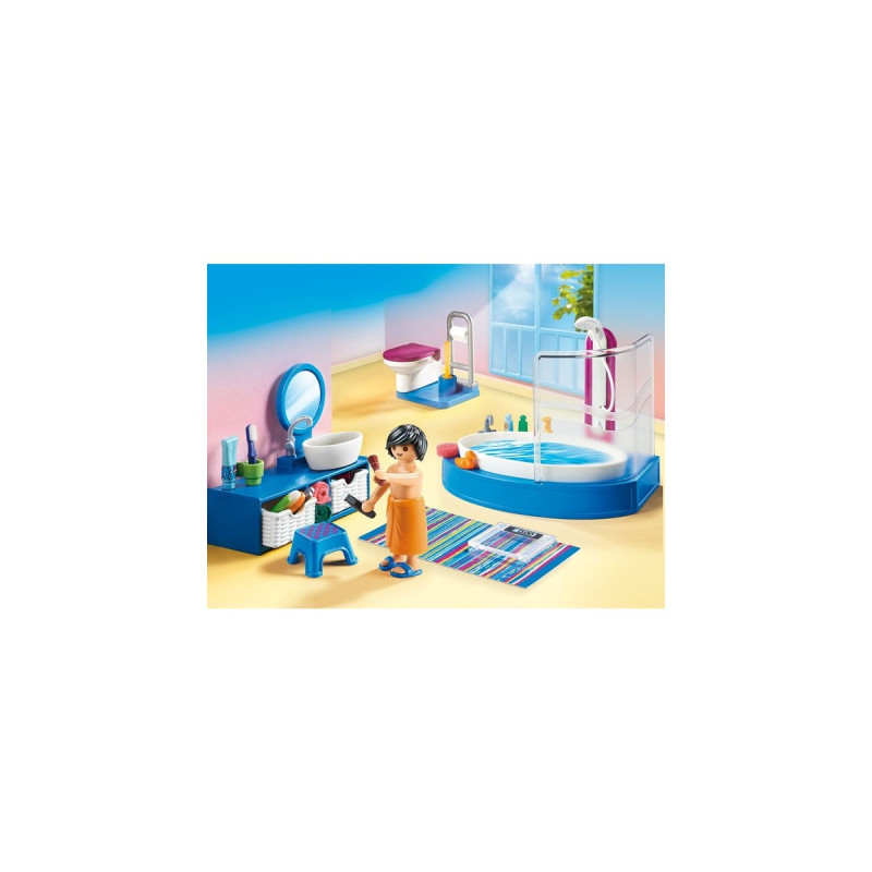 PLAYMOBIL 70211 Dollhouse Badezimmer, Konstruktionsspielzeug