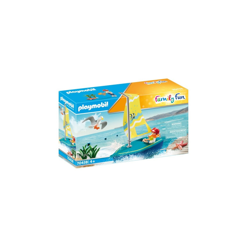 PLAYMOBIL 70438 Family Fun Segeljolle, Konstruktionsspielzeug
