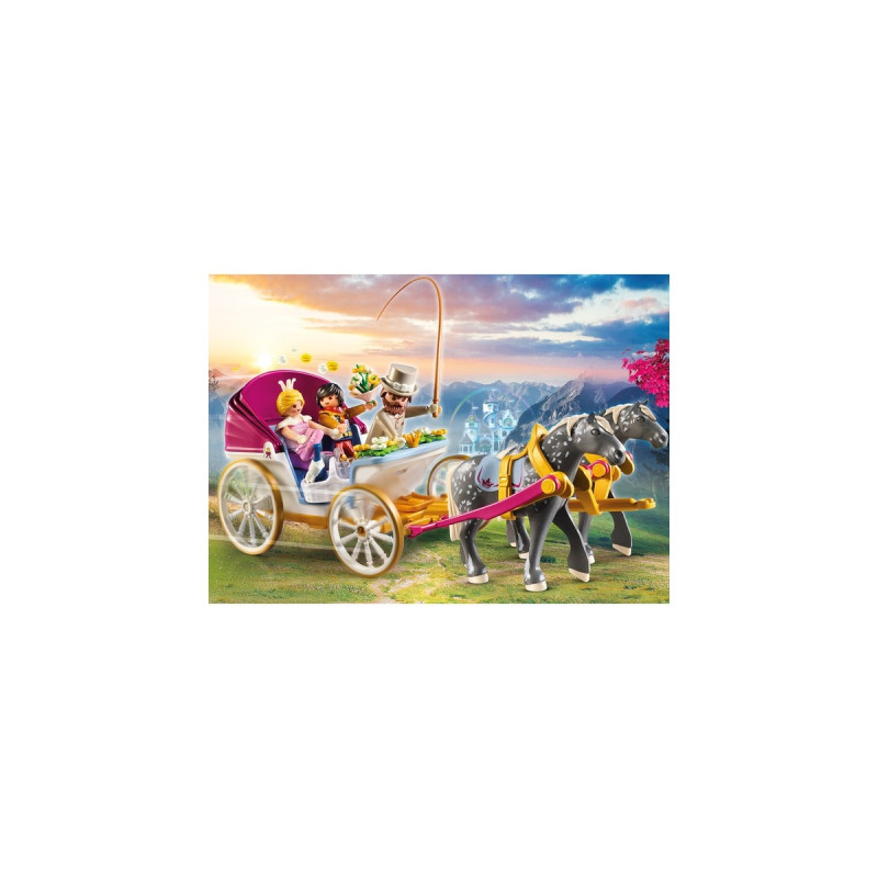 PLAYMOBIL 70449 Princess Romantische Pferdekutsche, Konstruktionsspielzeug