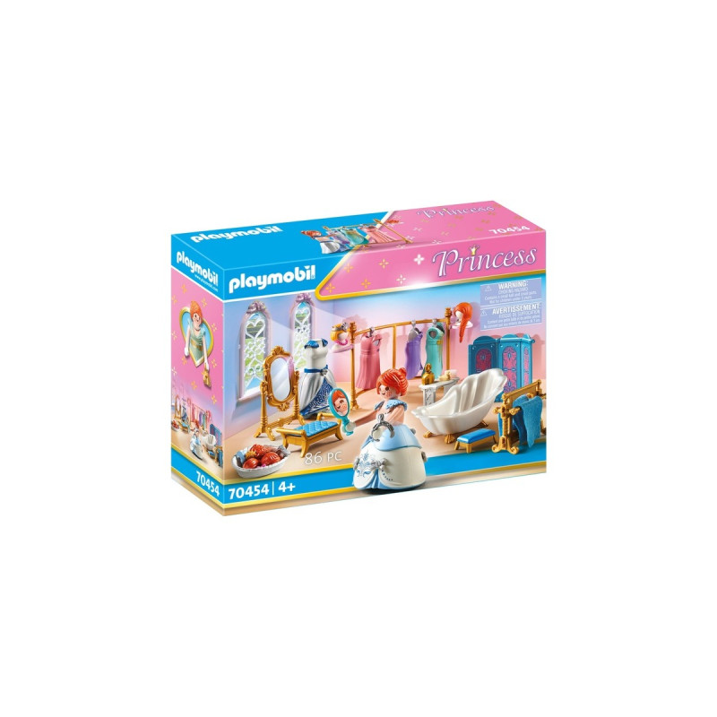 PLAYMOBIL 70454 Princess Ankleidezimmer mit Badewanne, Konstruktionsspielzeug