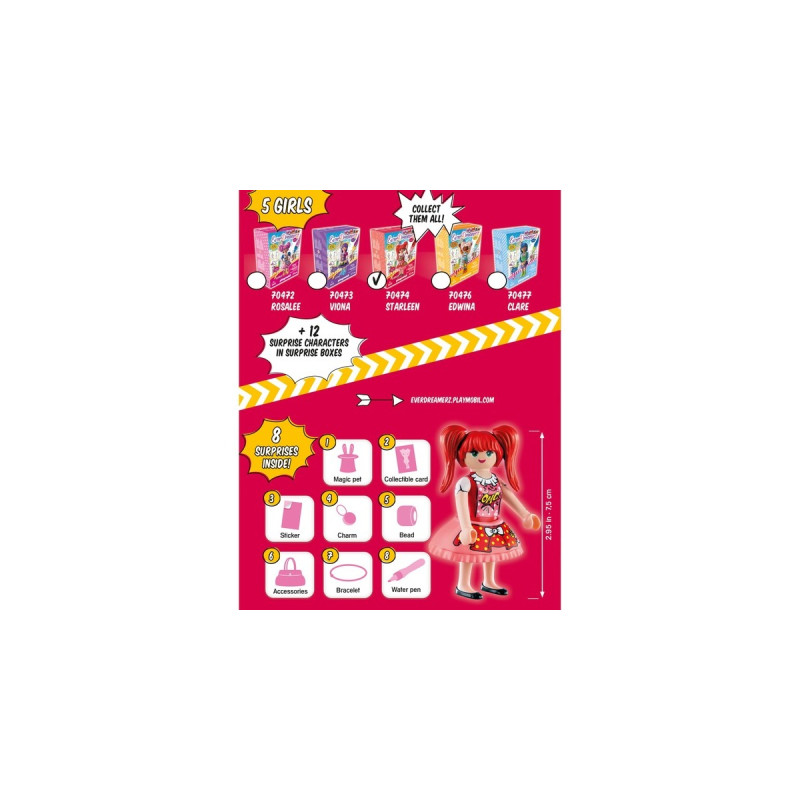 PLAYMOBIL 70474 EverDreamerz Starleen - Comic World, Konstruktionsspielzeug
