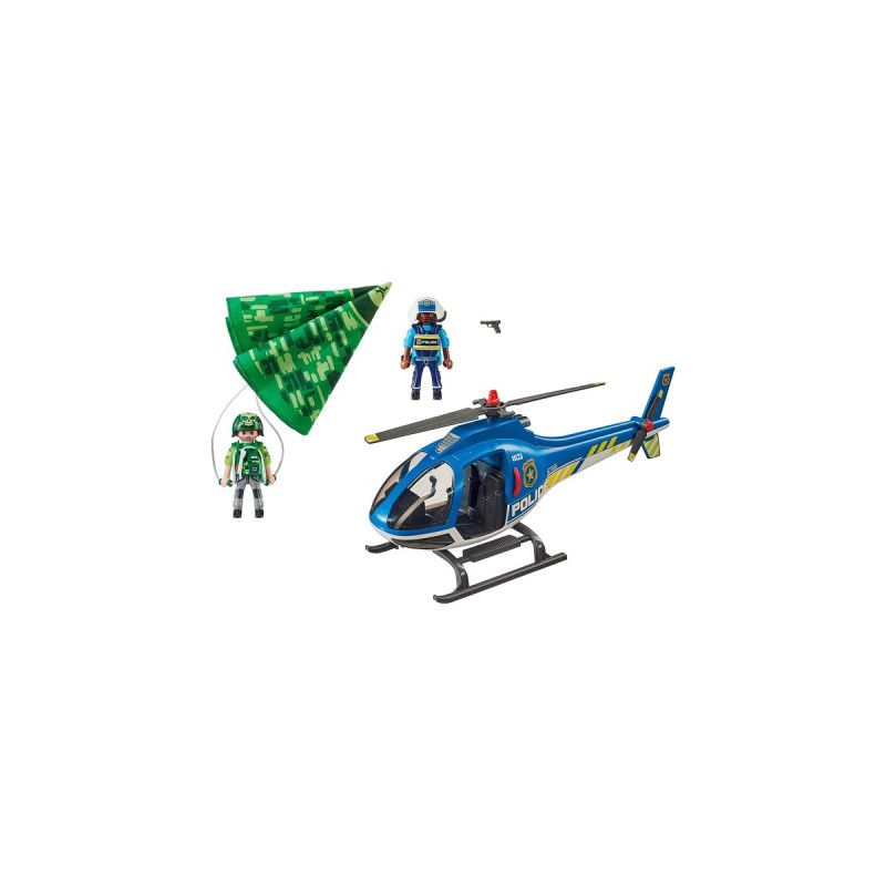 PLAYMOBIL 70569 City Action - Polizei-Hubschrauber: Fallschirm-Verfolgung, Konstruktionsspielzeug