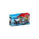 PLAYMOBIL 70572 City Action - Polizei-Motorrad: Verfolgung des Geldräubers, Konstruktionsspielzeug