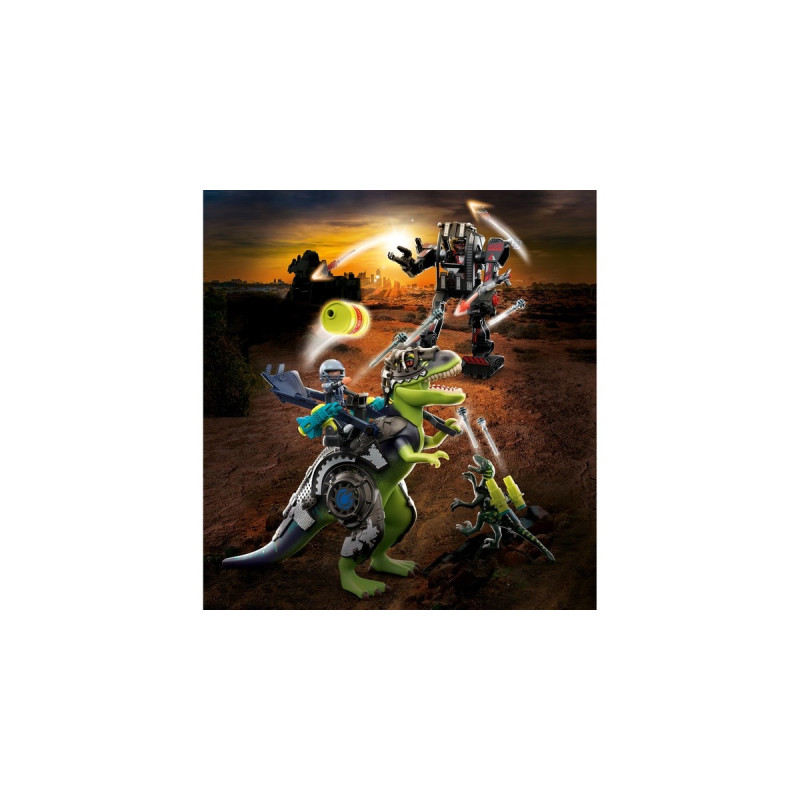 PLAYMOBIL 70624 Dino Rise T-Rex: Gefecht der Giganten, Konstruktionsspielzeug