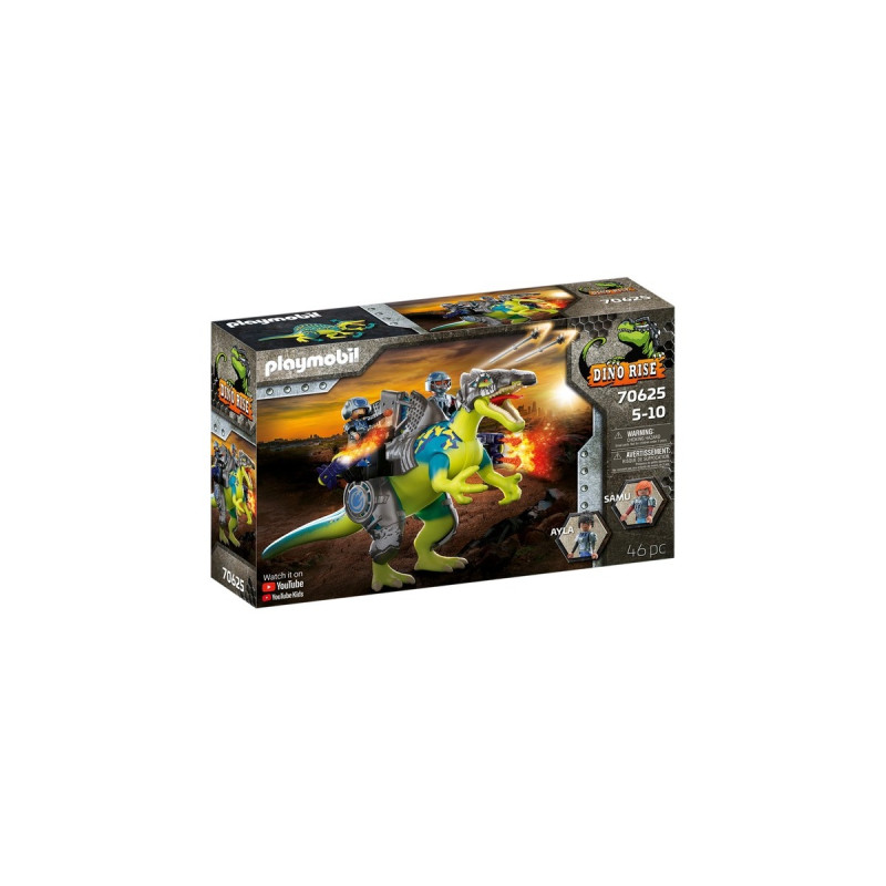 PLAYMOBIL 70625 Dino Rise Spinosaurus: Doppelte Verteidigungs-Power, Konstruktionsspielzeug