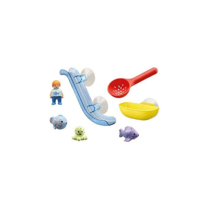 PLAYMOBIL 70637 1.2.3 AQUA Fangspaß mit Meerestierchen, Konstruktionsspielzeug