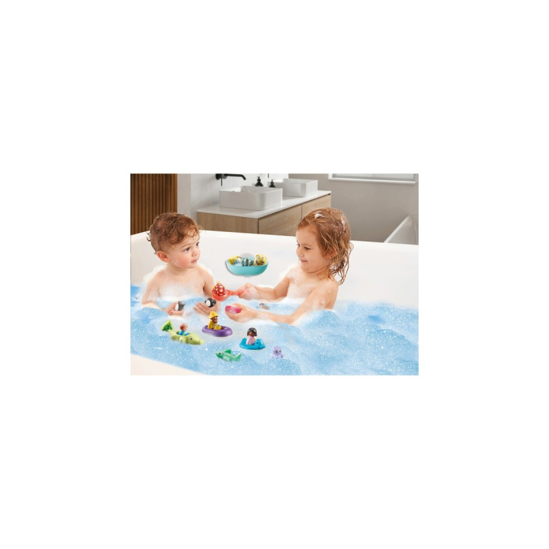 PLAYMOBIL 70637 1.2.3 AQUA Fangspaß mit Meerestierchen, Konstruktionsspielzeug