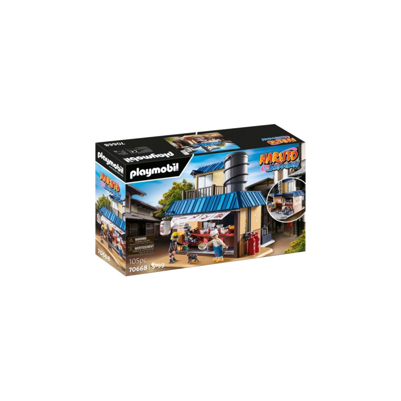 PLAYMOBIL 70668 Naruto Shippuden Ichiraku Ramen Shop, Konstruktionsspielzeug