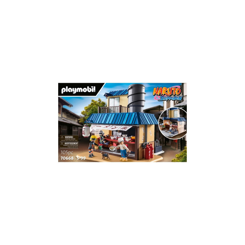 PLAYMOBIL 70668 Naruto Shippuden Ichiraku Ramen Shop, Konstruktionsspielzeug