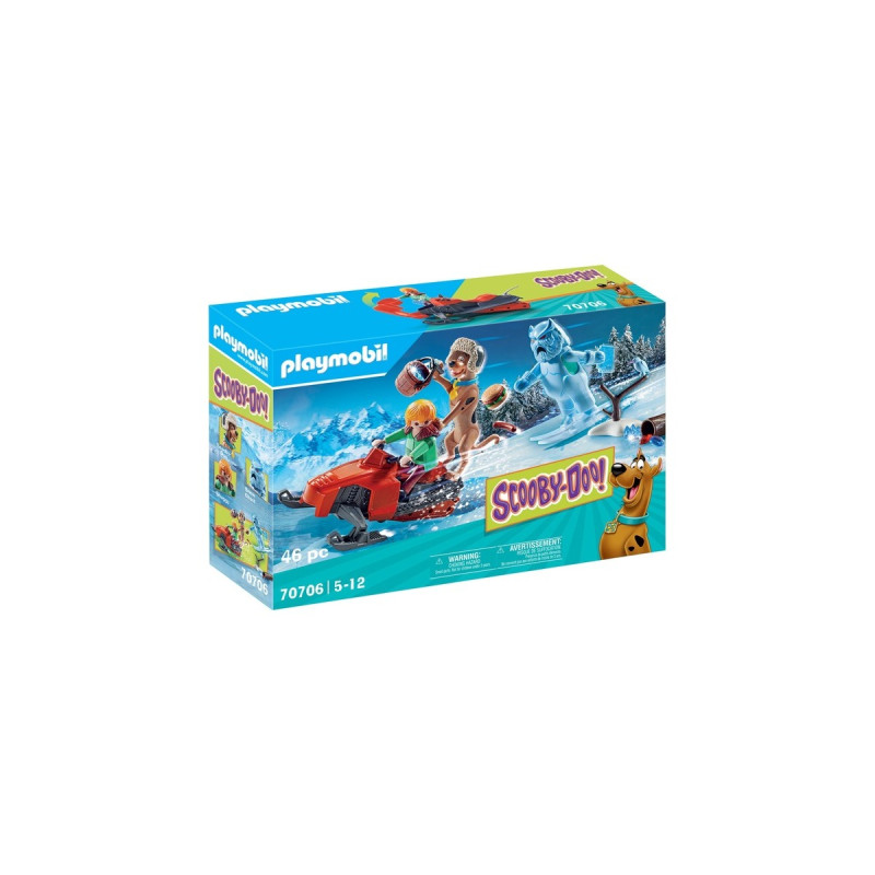 PLAYMOBIL 70706 SCOOBY-DOO! Abenteuer mit Snow Ghost, Konstruktionsspielzeug