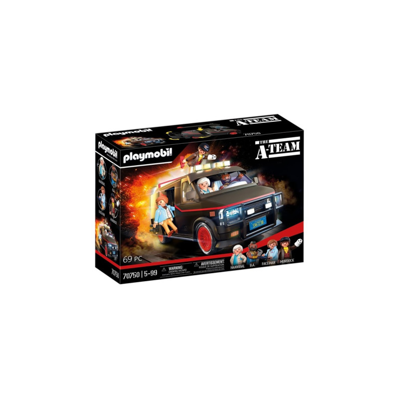 PLAYMOBIL 70750 The A-Team Van, Konstruktionsspielzeug