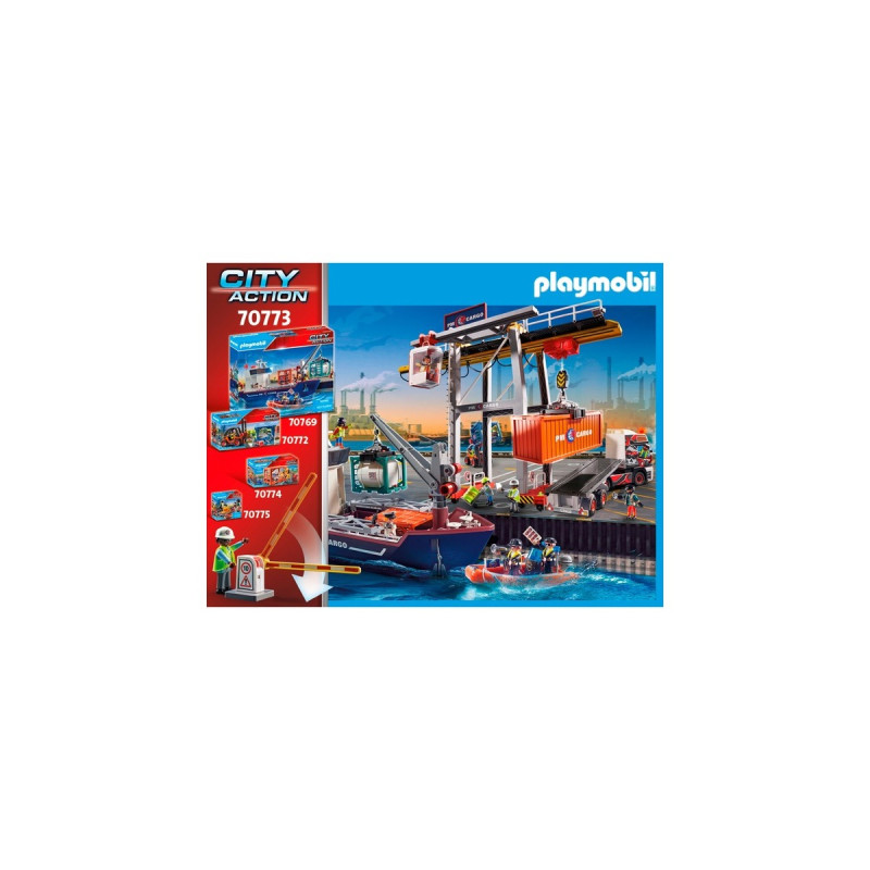 PLAYMOBIL 70773 City Action Frachtlager, Konstruktionsspielzeug