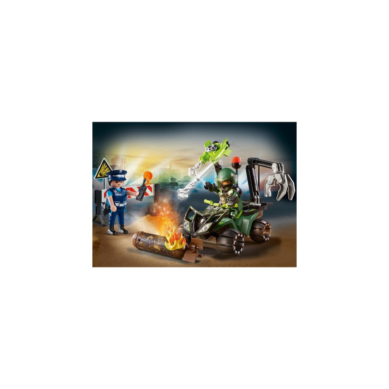 PLAYMOBIL 70817 City Action Starter Pack Polizei: Gefahrentraining, Konstruktionsspielzeug