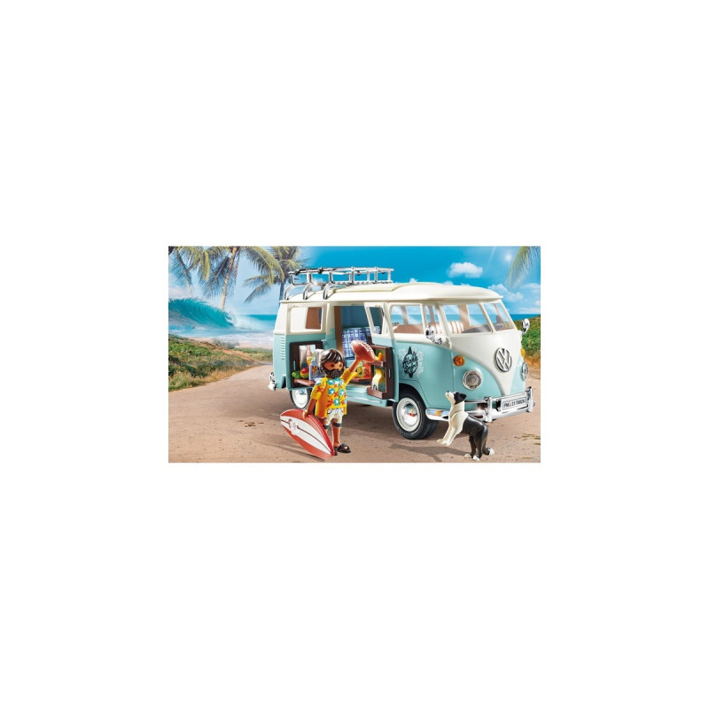 PLAYMOBIL 70826 Famous Cars Volkswagen T1 Camping Bus - Special Edition, Konstruktionsspielzeug