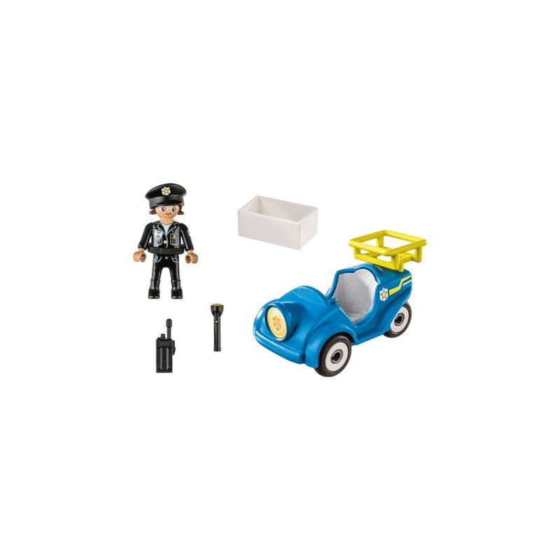 PLAYMOBIL 70829 DUCK ON CALL Mini-Auto Polizei, Konstruktionsspielzeug