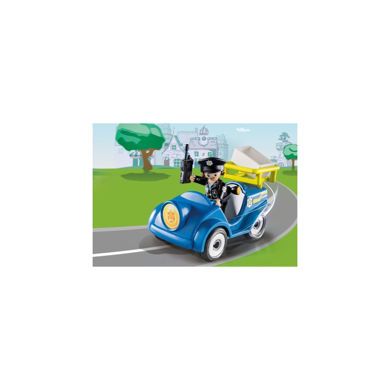 PLAYMOBIL 70829 DUCK ON CALL Mini-Auto Polizei, Konstruktionsspielzeug